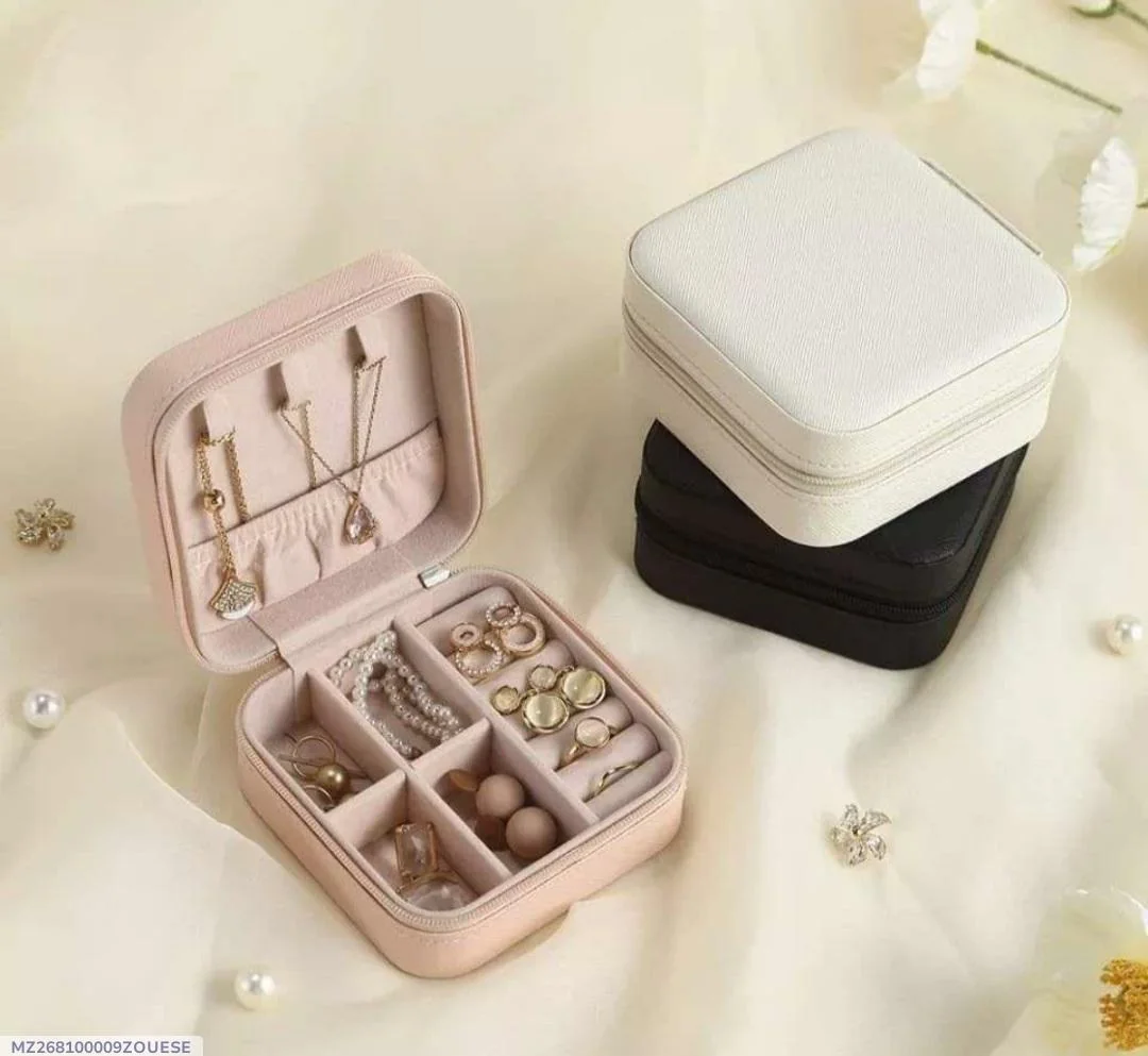 Stylish Multi-Color Jewelry Box for Home & Travel
