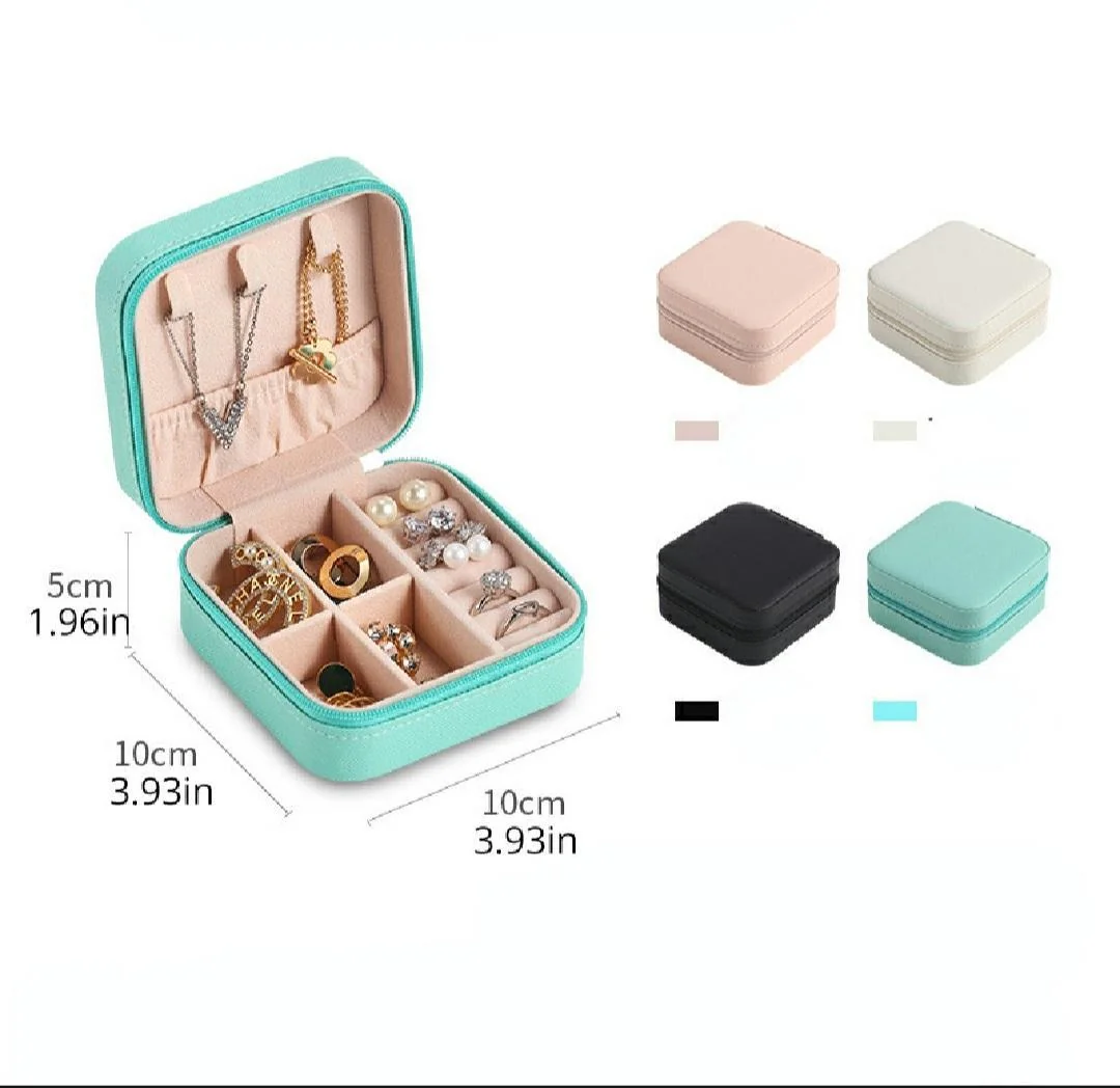 Stylish Multi-Color Jewelry Box for Home & Travel