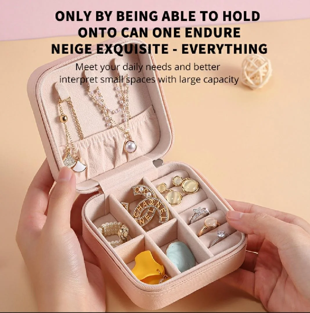 Stylish Multi-Color Jewelry Box for Home & Travel
