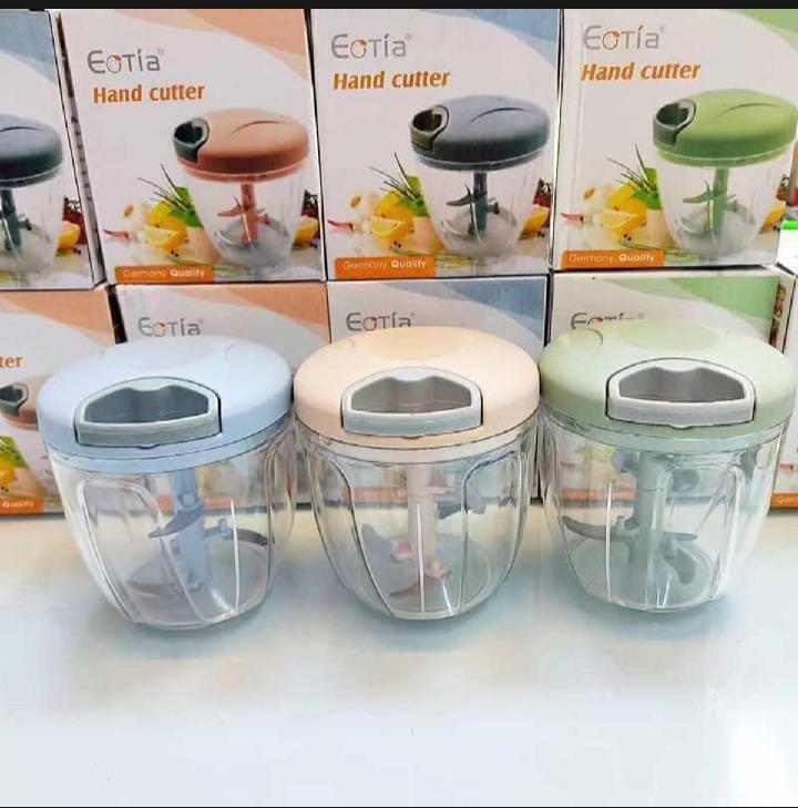 Hand Pulled Meat & Veg Chopper, Plastic, Multicolor