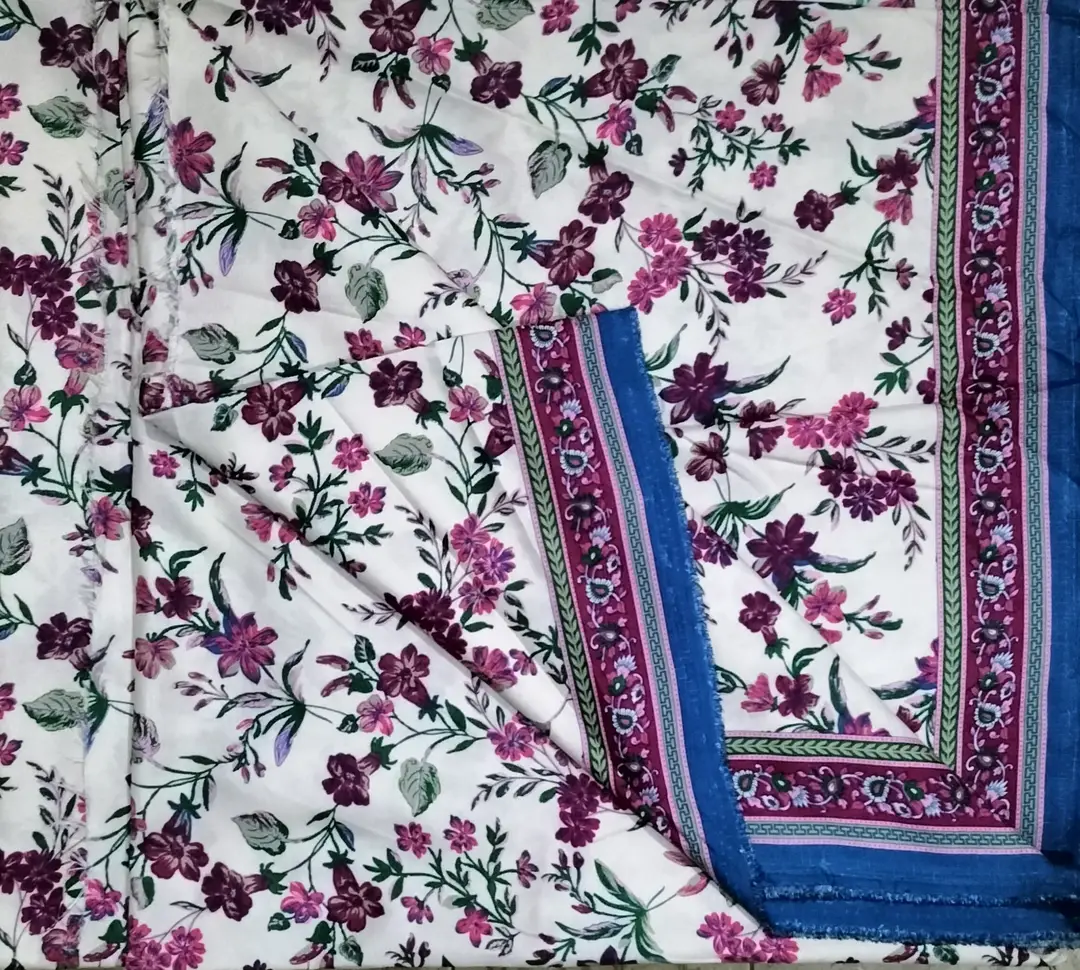 Polo Cotton 3 Pcs Women's Unstitched Printed Suit
