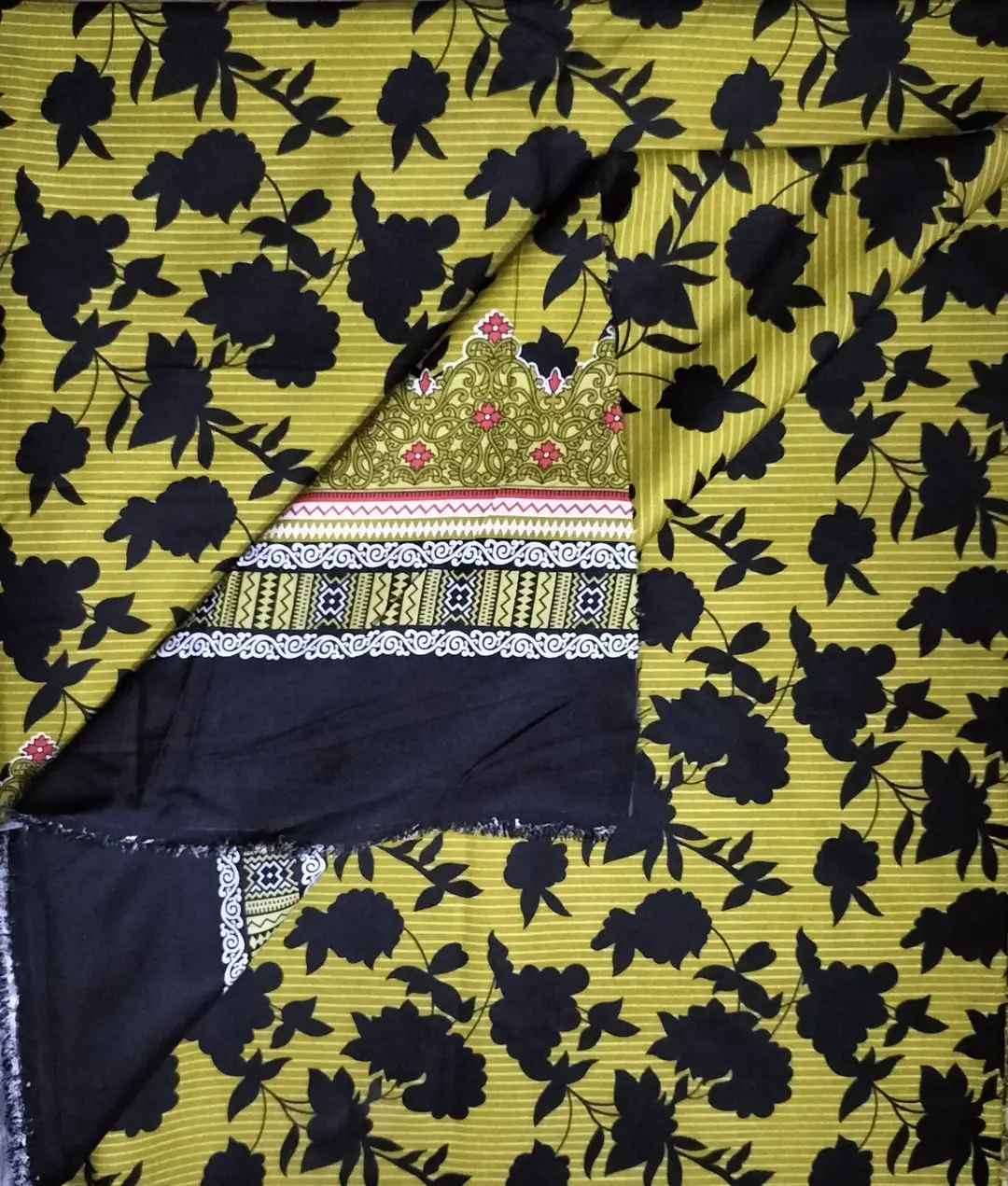 Polo Cotton 3 Pcs Women's Unstitched Printed Suit