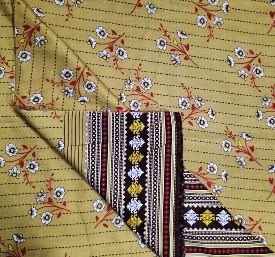 Polo Cotton 3 Pcs Women's Unstitched Printed Suit