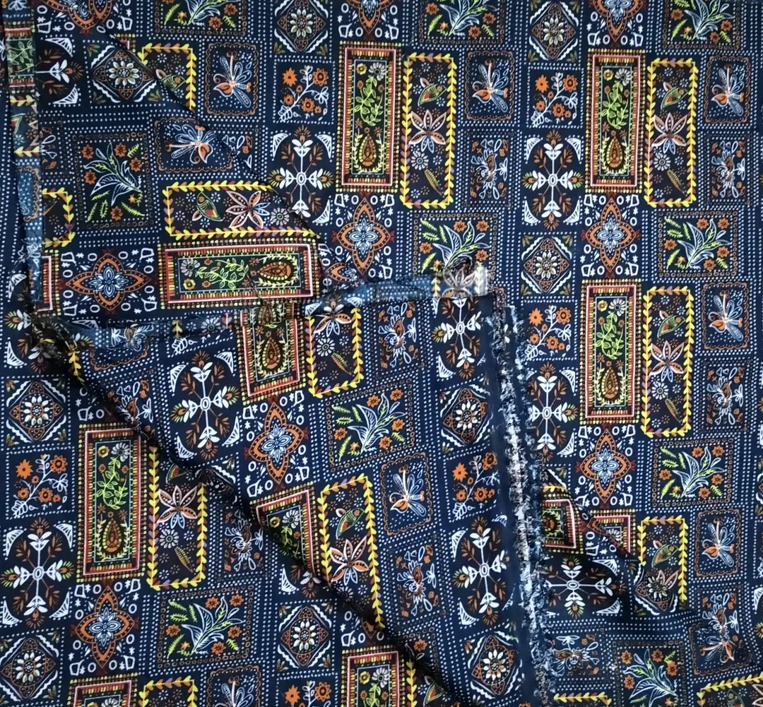 Polo Cotton 3 Pcs Women's Unstitched Printed Suit