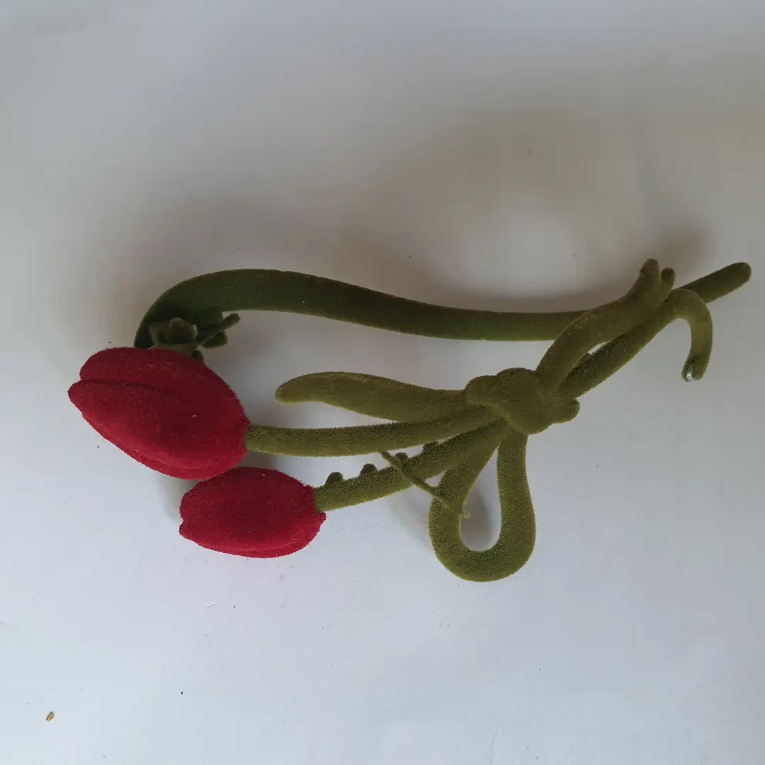 Flower Design Resin Plating Resin Hair Claw