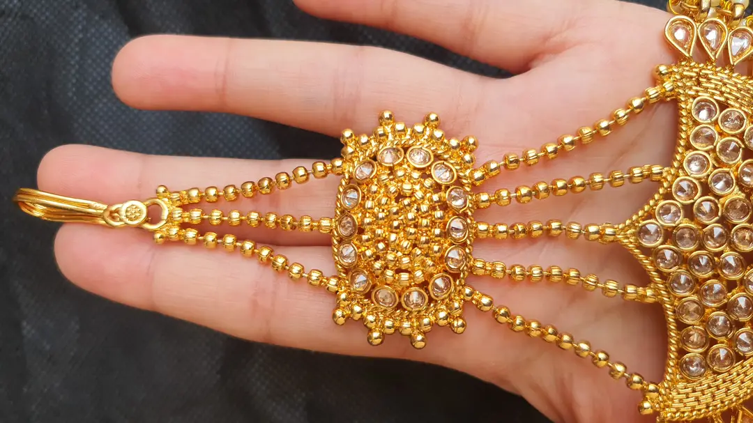Noratan Design Gold Plated Kundan Jhumar