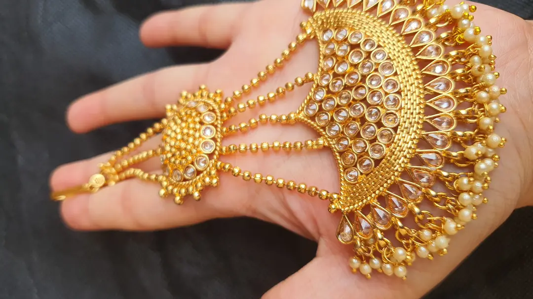 Noratan Design Gold Plated Kundan Jhumar