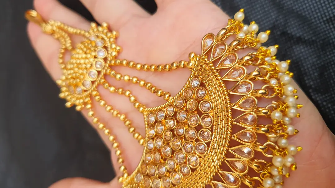 Noratan Design Gold Plated Kundan Jhumar