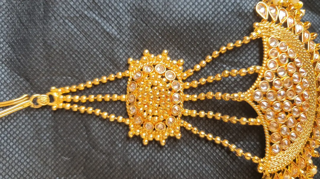 Noratan Design Gold Plated Kundan Jhumar