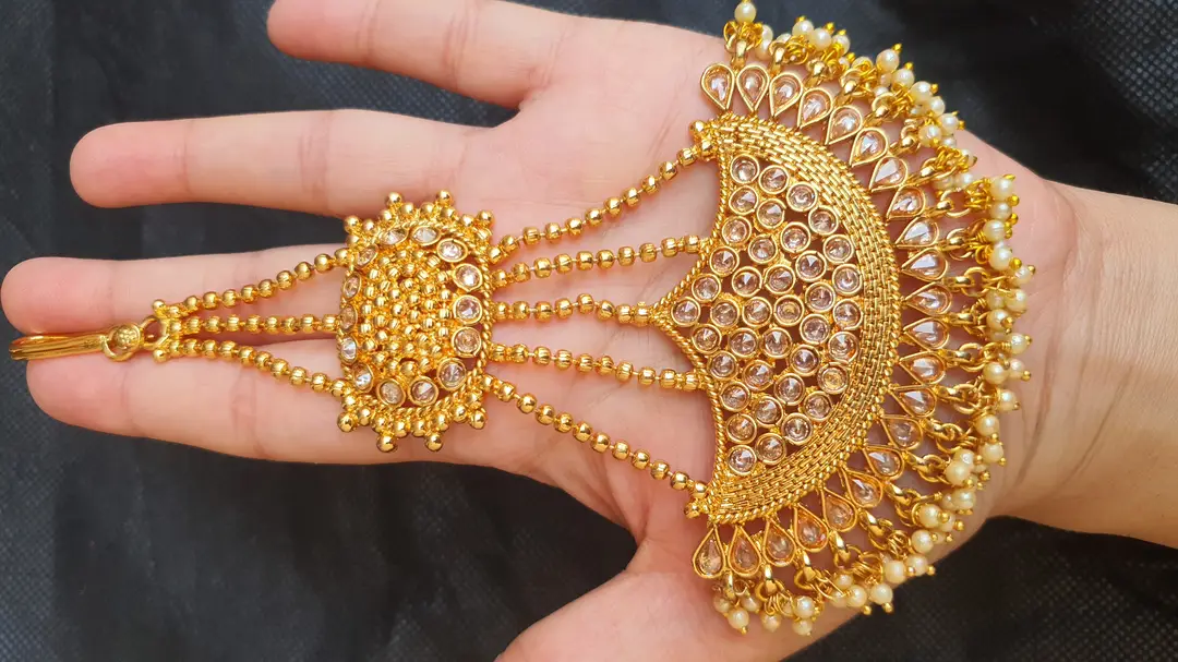 Noratan Design Gold Plated Kundan Jhumar