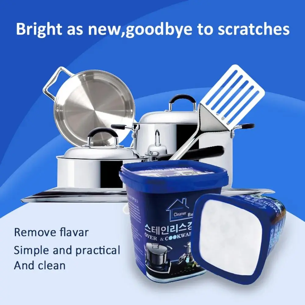Premium Cookware Cleaning Paste 200g – Rust Remover, Burnt Stain Cleaner & Metal Polish