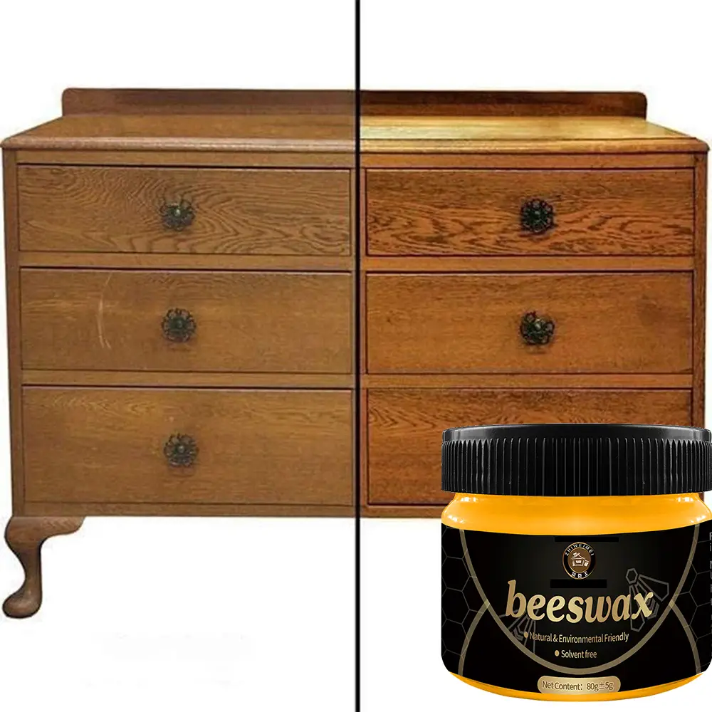 Beewax Furniture Polish – Natural Wood Polish & Shine Wax for Wooden Furniture, Cabinets & Tables