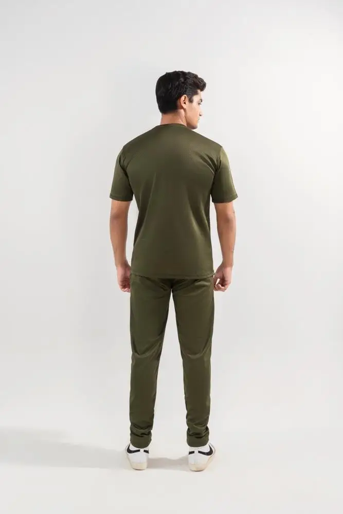 2 Pcs Men's Dri Fit Plain Track Suit