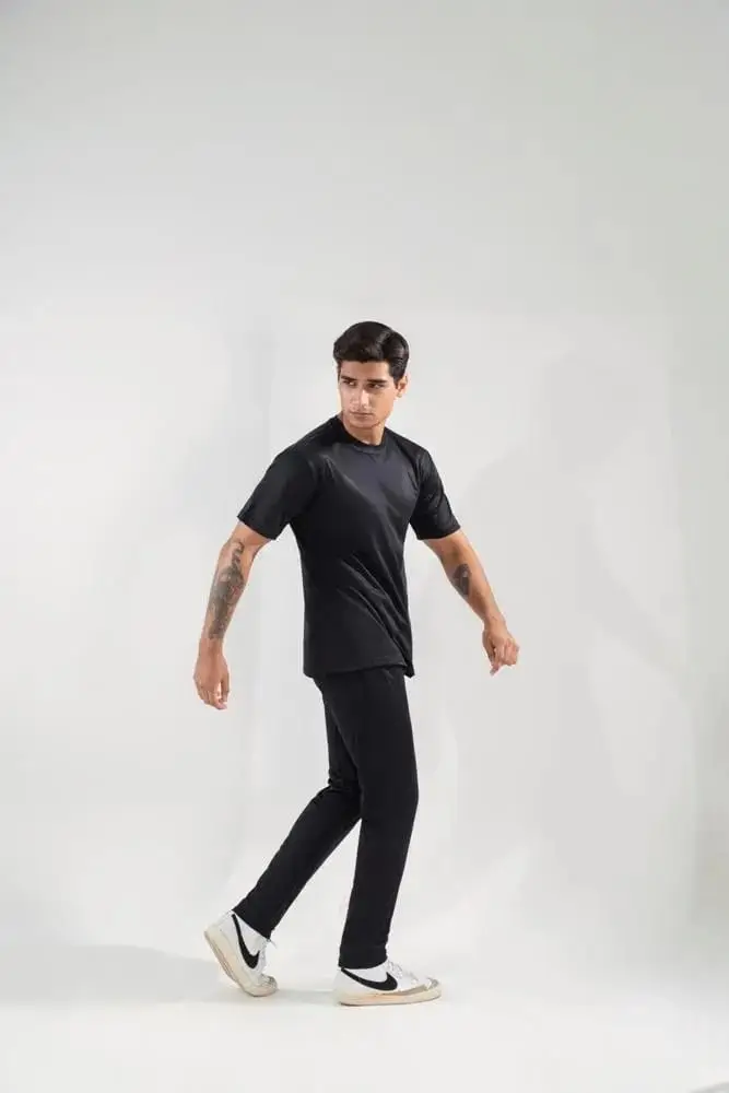 2 Pcs Men's Dri Fit Plain Track Suit