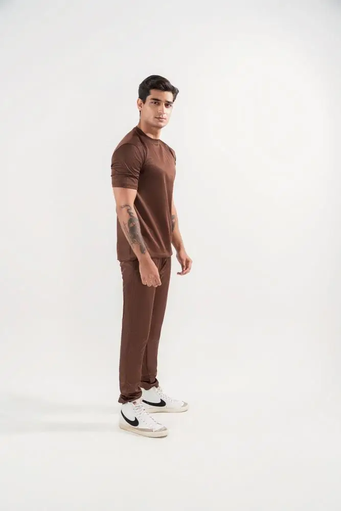 2 Pcs Men's Dri Fit Plain Track Suit