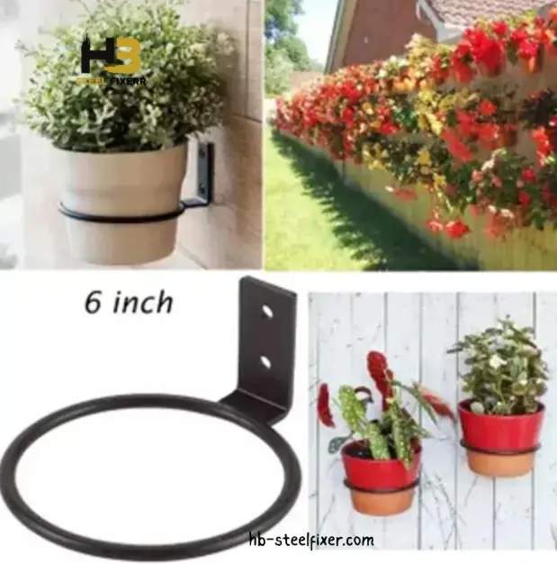 Heavy-Duty Wall-Mounted Flower Pot Stand