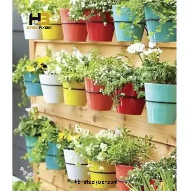 Heavy-Duty Wall-Mounted Flower Pot Stand