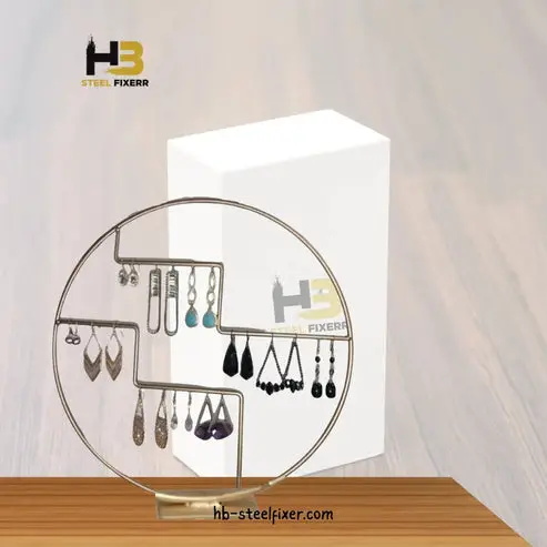 Geometric Jewelry Display Stand by HB Steel Fixerr
