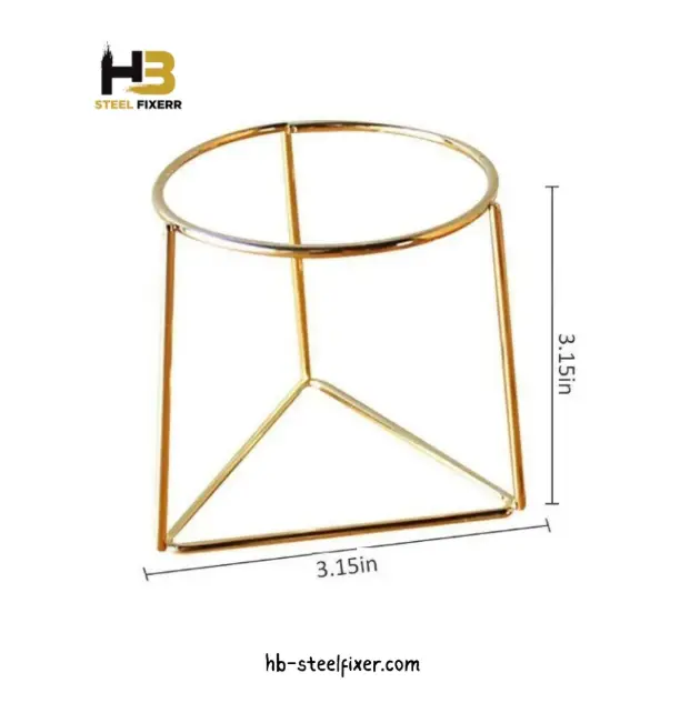 Pack of 3 – Geometric Metal FlowerPot Stands only
