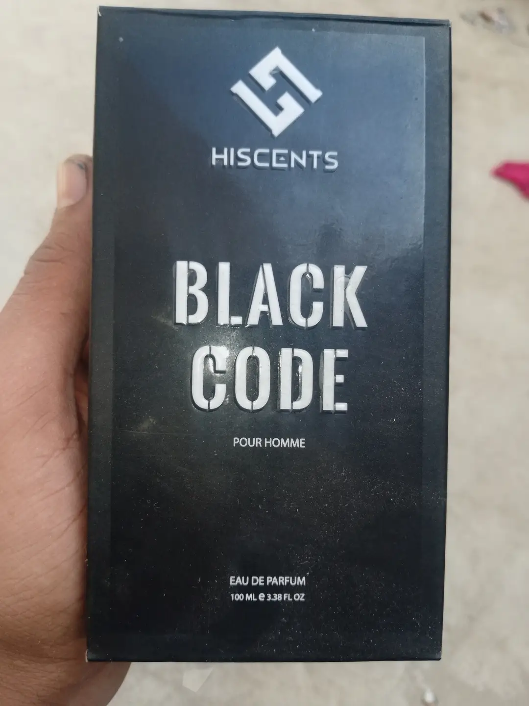 Black code original hiscents perfume for men's 100ml