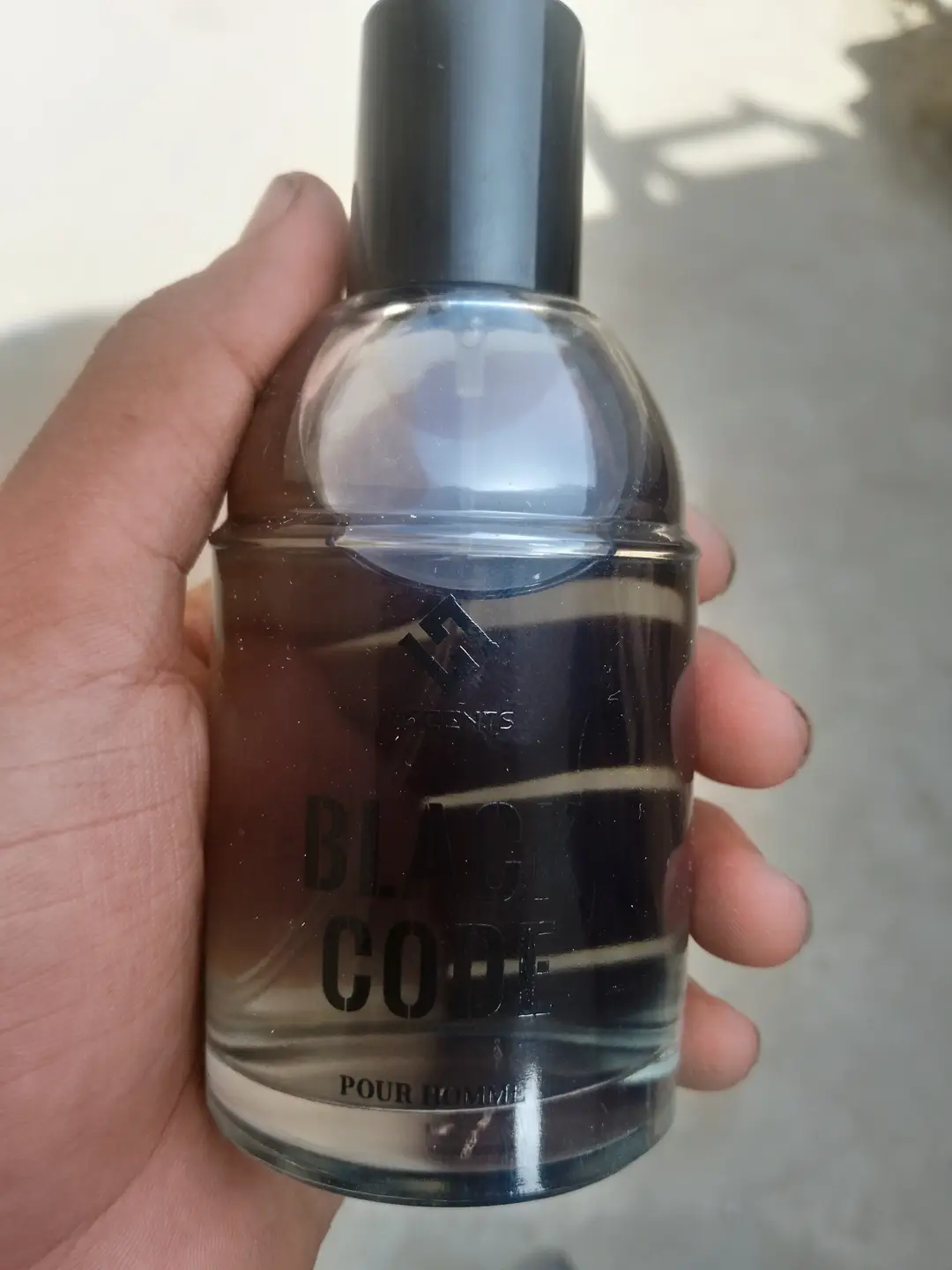 Black code original hiscents perfume for men's 100ml
