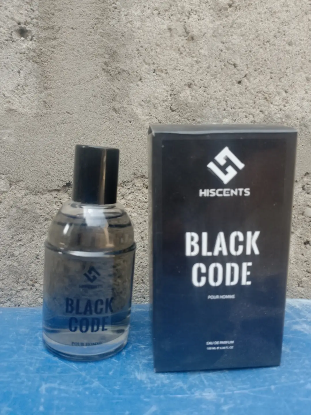 Black code original hiscents perfume for men's 100ml