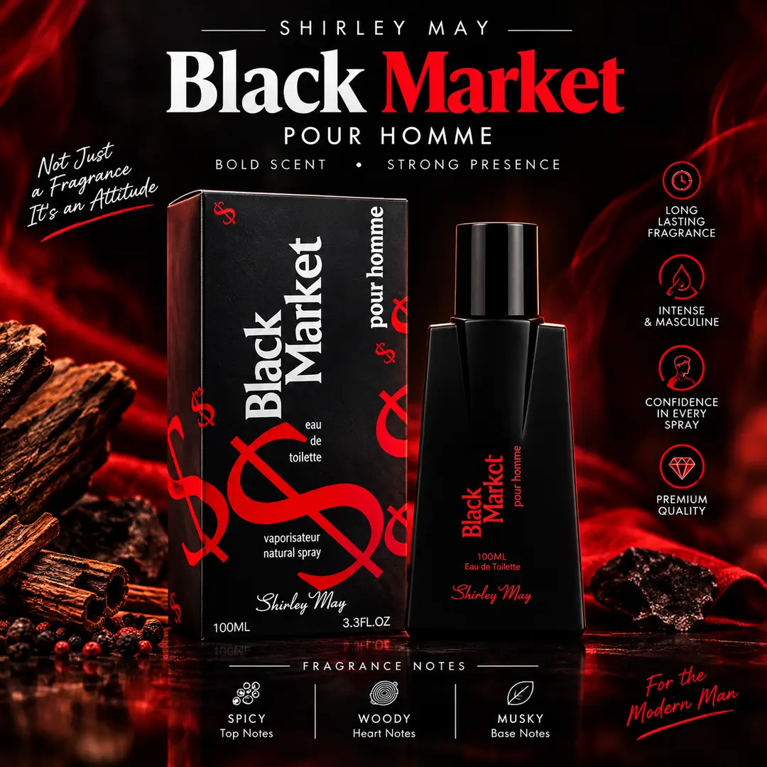 Black Market Long Lasting Perfume For Men's 100ml
