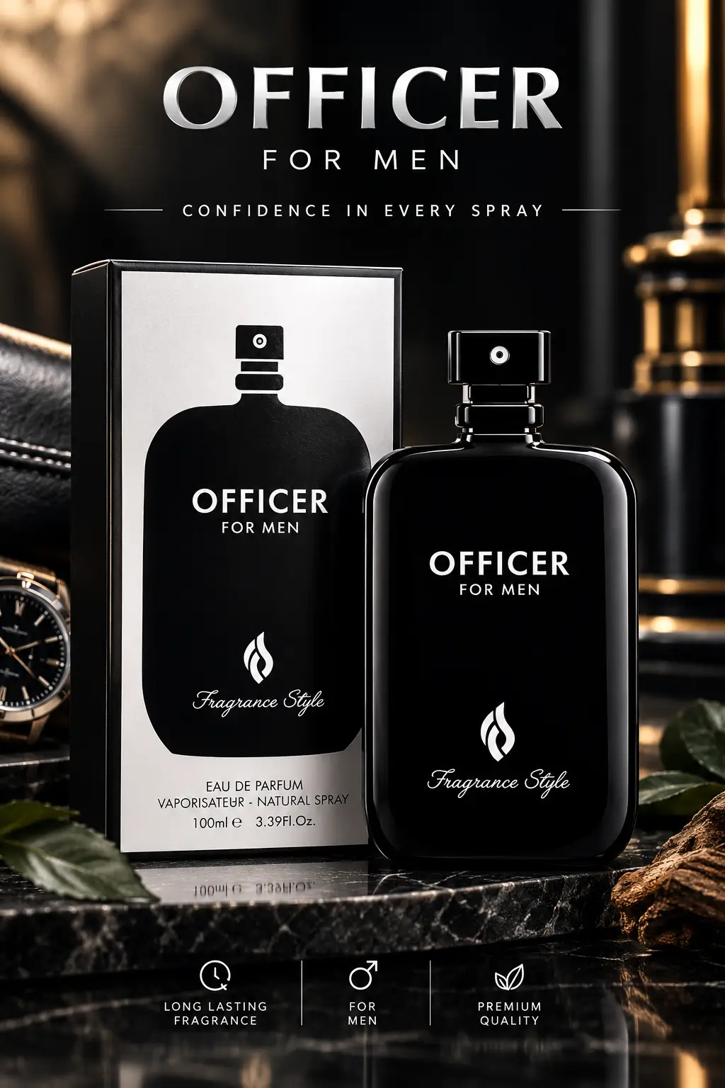 Officer For Men Premium And Long Lasting Fregrance 100ml