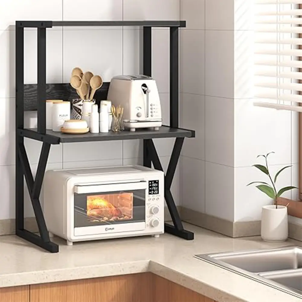 3 Tier Printer Stand | Desktop Storage Rack | Wooden Printer Table | Office Organizer Shelf | Computer Desk Storage Rack | Home & Office Furniture