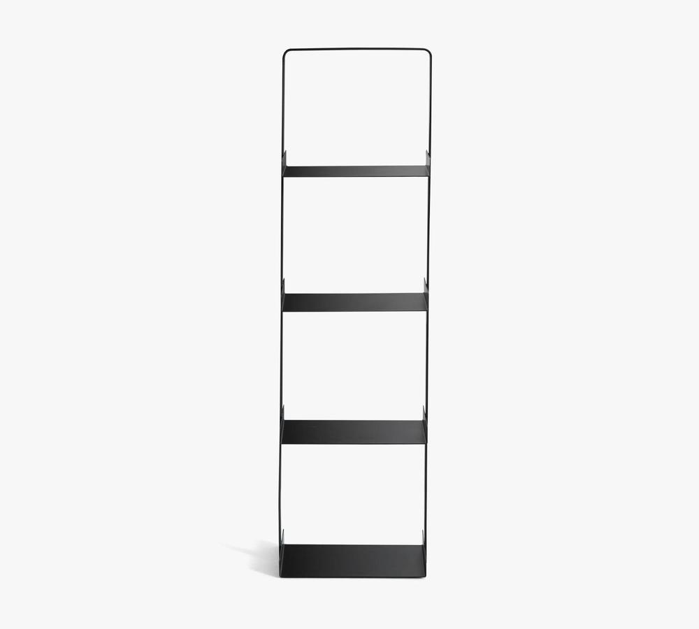 Black 4-Layer Shoe Rack Stand for Home Entryway