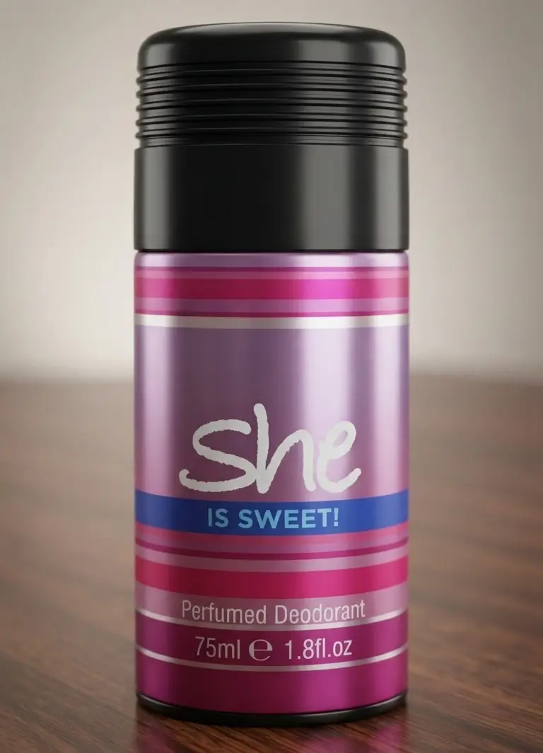 She Is Sweet! Perfumed Deodorant Spray – 75ml Playful Everyday Scent