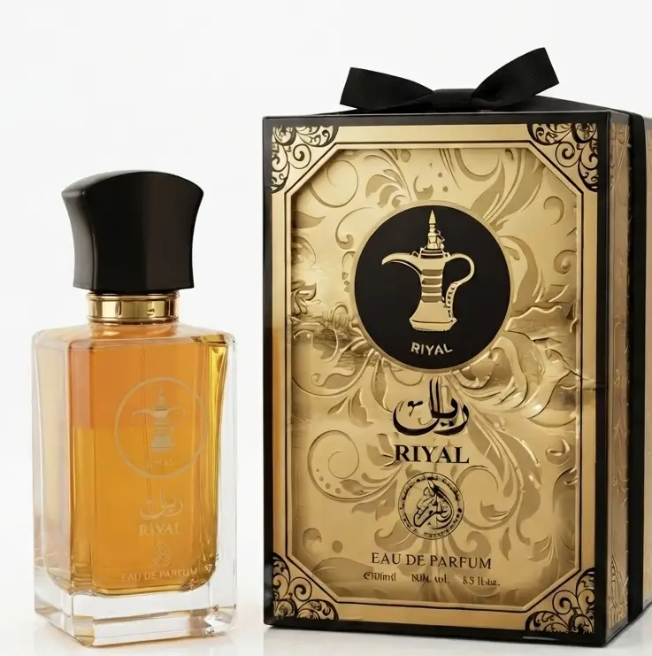 Riyal Eau de Parfum by Al-Fakhr Perfumes – 100 mL Unisex Long-Lasting Ambery, Citrus, Woody & Musky Fragrance