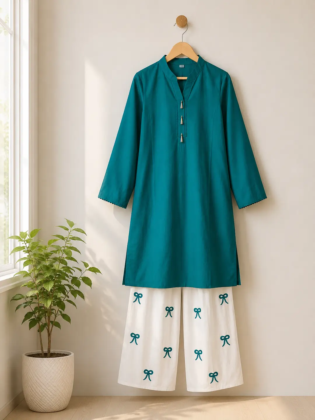 3 Pcs Women's Stitched Cotton Lawn Embroidered Suit