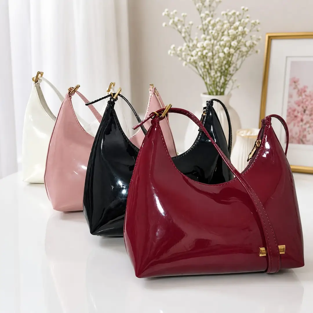 Women's PU Leather Quilted Shoulder Bag