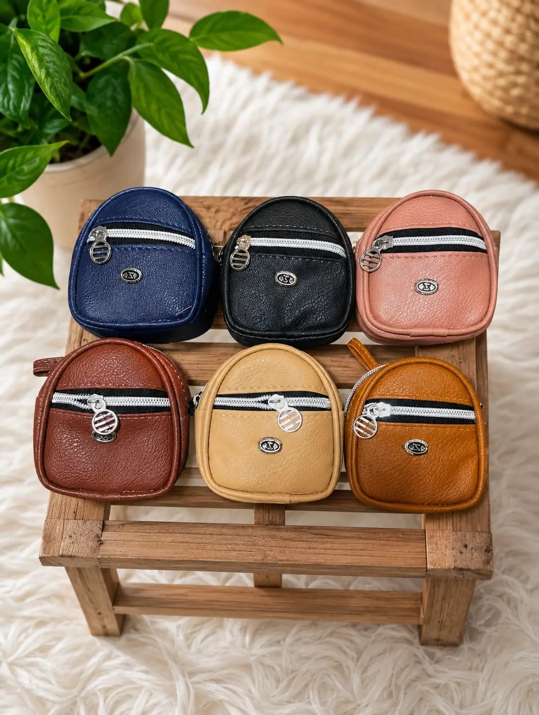 Girl's Rexine Plain Hand Bag