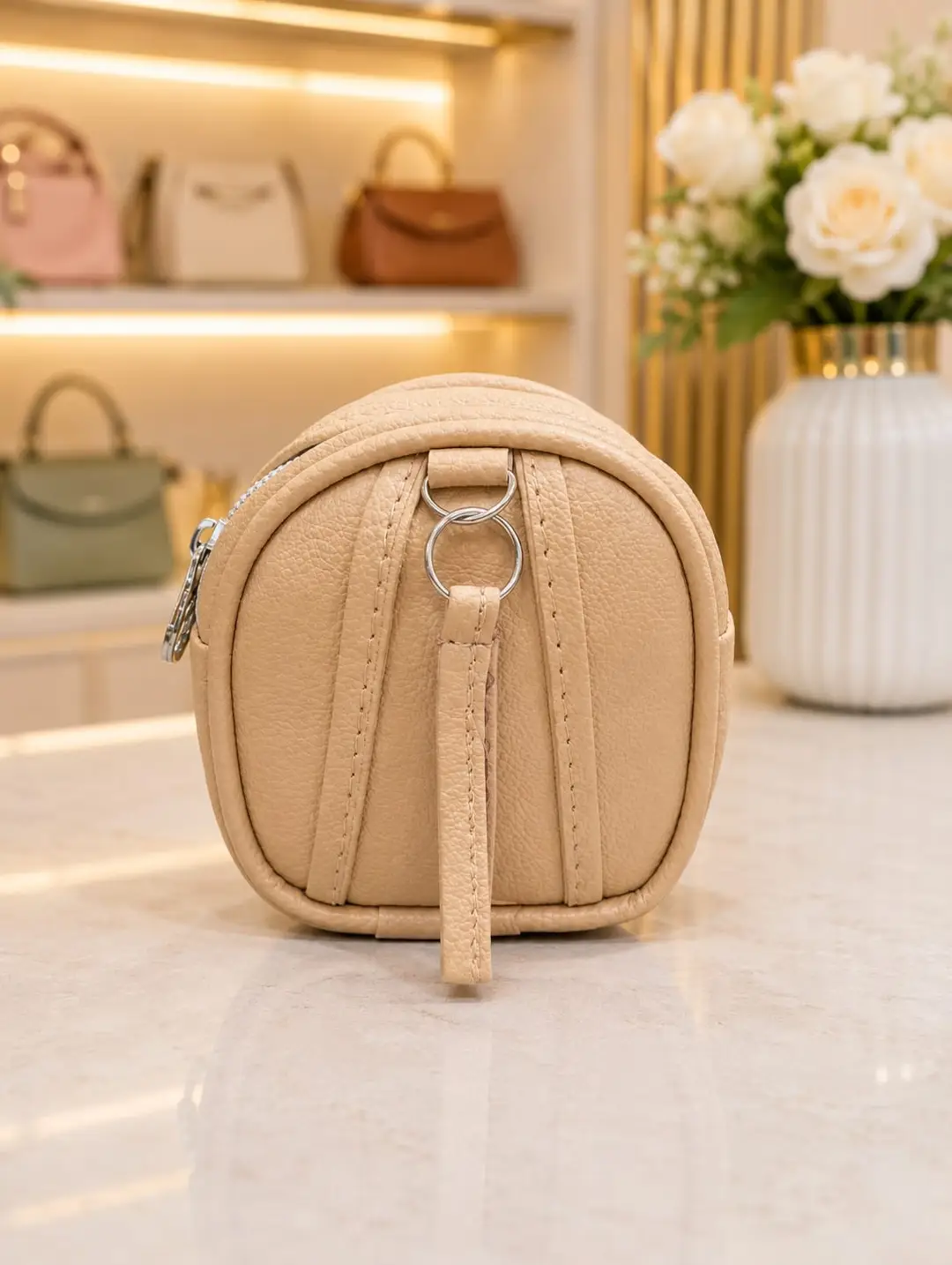 Girl's Rexine Plain Hand Bag
