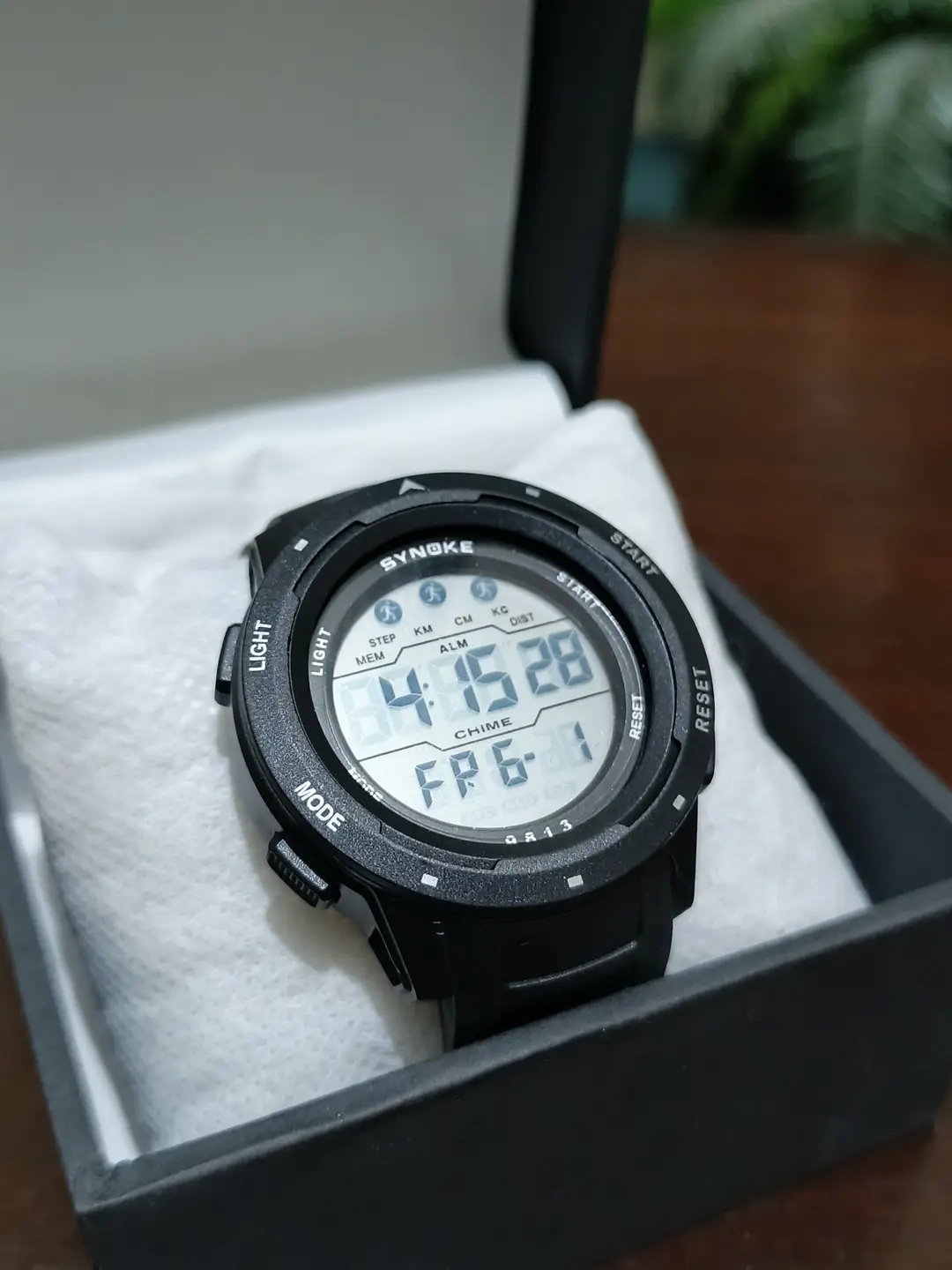 SYNOKE Men's Digital Watch Black Colour