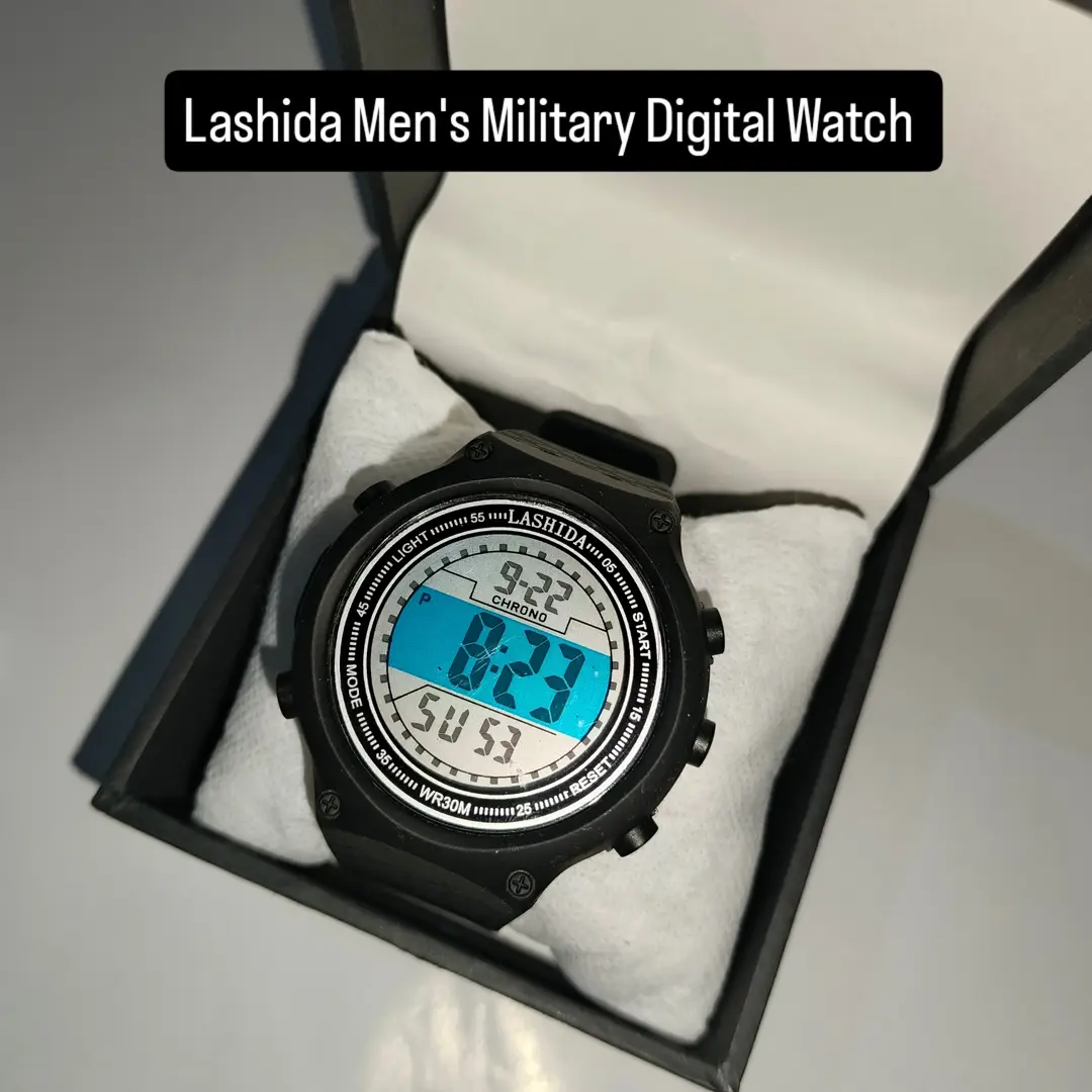 Lashida Digital Watch Black Color