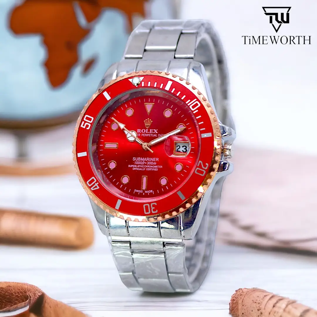 Men's Lightweight Design Watch with Date Working - Random Multicolor Dial - 0004