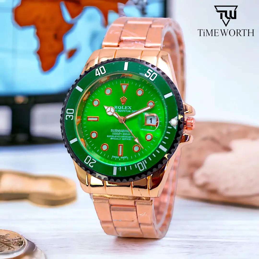 Men's Lightweight Design Watch with Date Working - Random Multicolor Dial - 0004