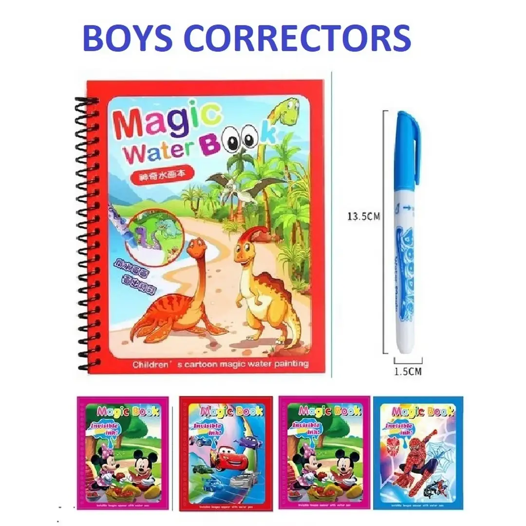 Magic Water Book Multicolor - Reusable