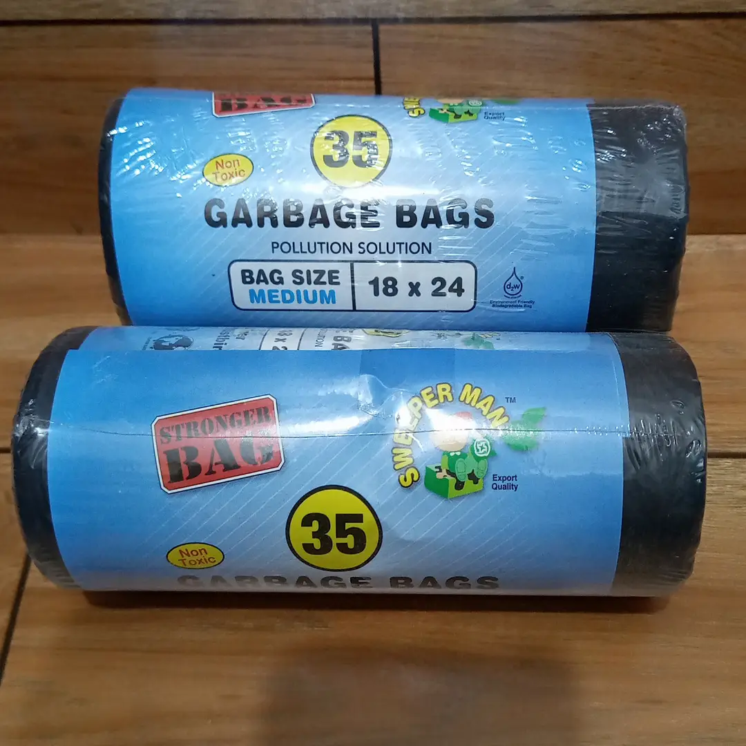 2 Pc of Garbage Roll Size 18 x 24 Inches - Medium
