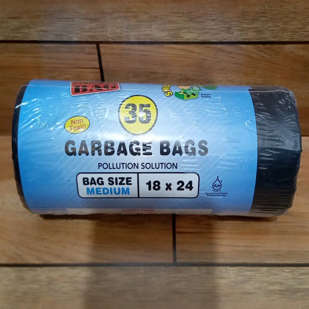3 Pc of Garbage Roll Size 18 x 24 Inches - Medium