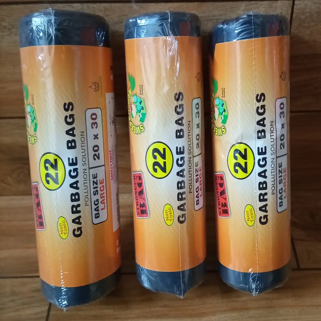 3 Pcs of Garbage Roll Size 20 x30 Inches - Large