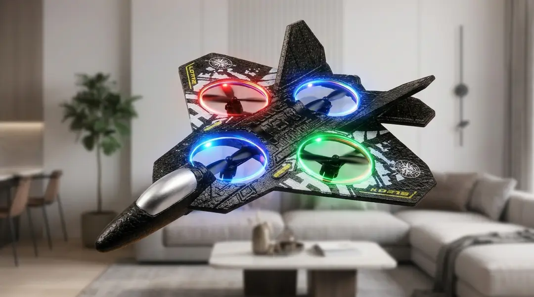 RC Fighter Jet Drone 2.4G Remote Control Unbreakable Foam Flying Airplane