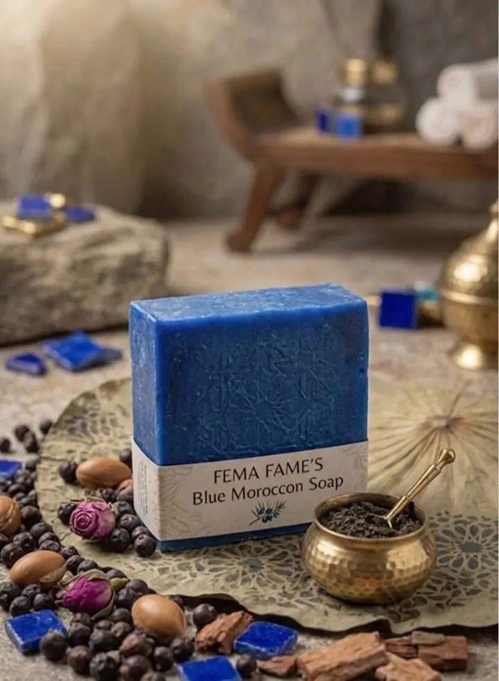 Blue Moroccan Soap