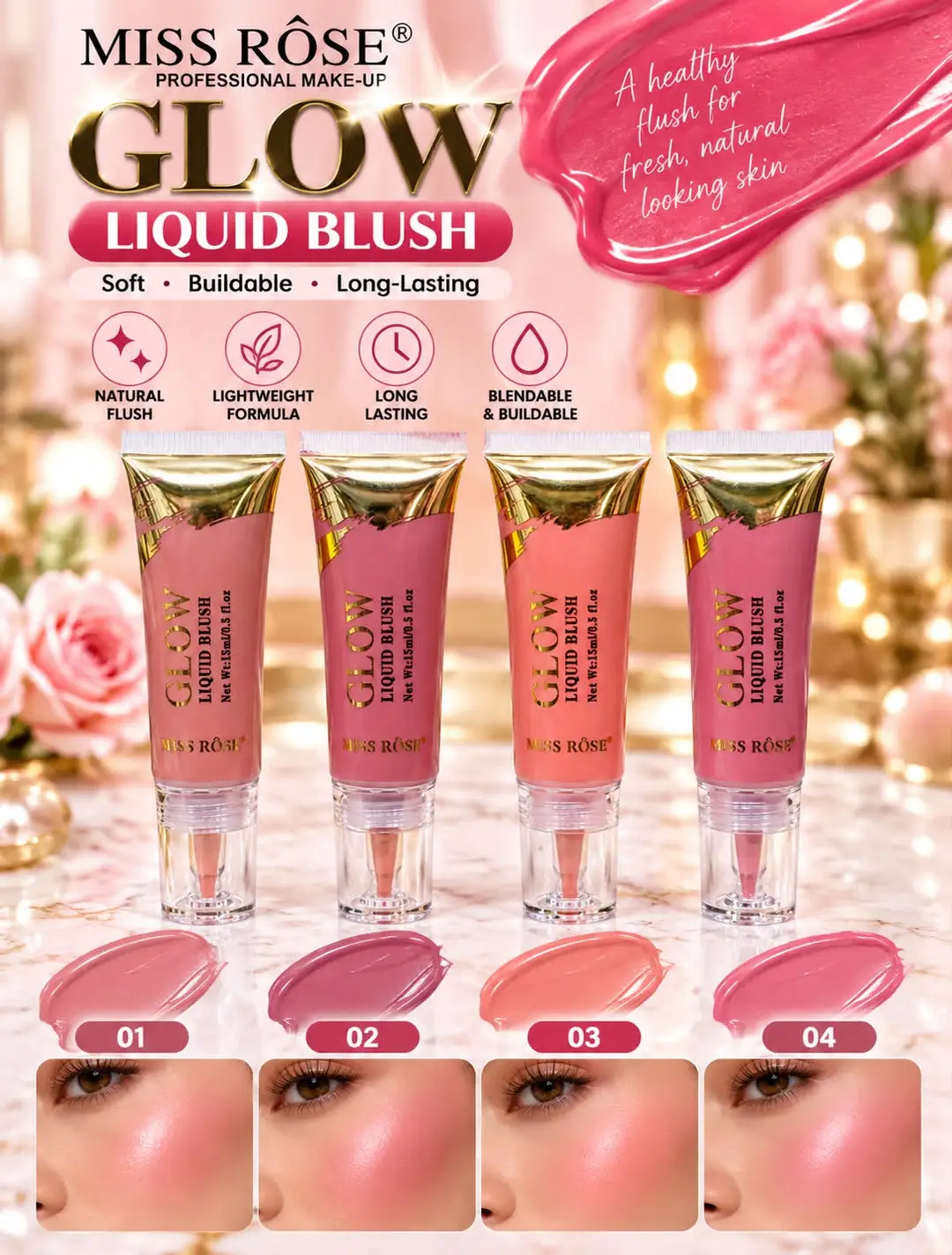 Miss rose Liquid blush