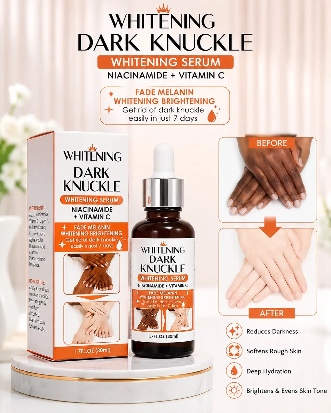 Whitening And Brightening Hand And Foot Cream