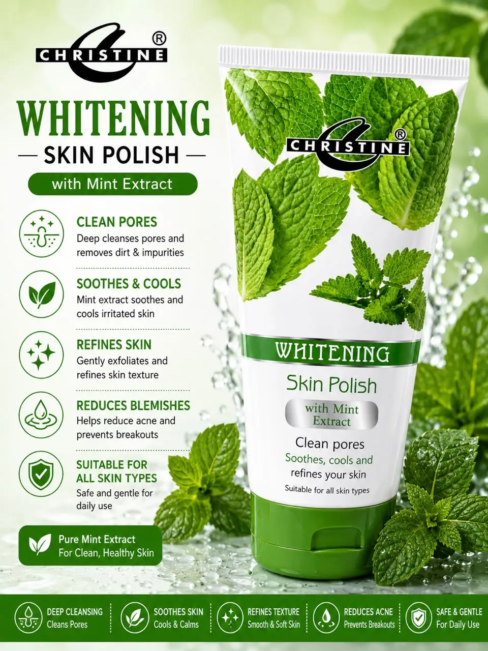 Whitening And Brightening Skin Polisher