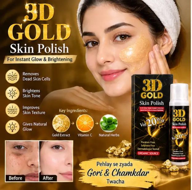 3D Gold Skin Polisher & Activator